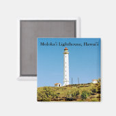 Moloka'i Lighthouse, Hawai'i Magnet (Vorderseite/Rückseite)