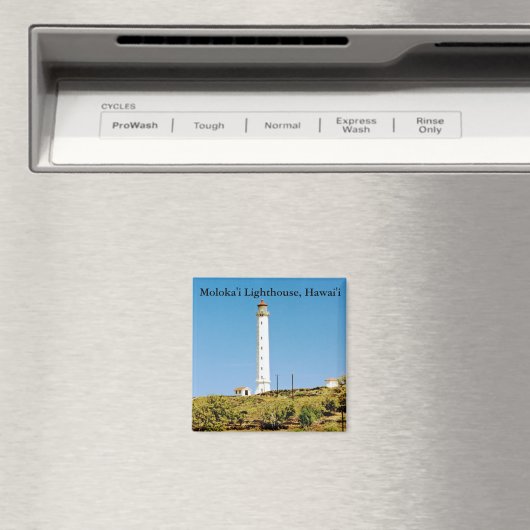 Moloka'i Lighthouse, Hawai'i Magnet (In Situ (Geschirrspüler))