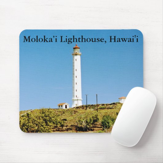 Moloka'i Lighthouse, Hawai'i Mousepad (Mit Mouse)