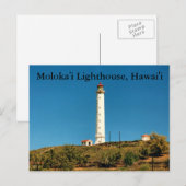 Moloka'i Lighthouse, Hawai'i Postcard Postkarte (Vorne/Hinten)
