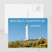 Moloka'i Lighthouse, Hawai'i Postcard Postkarte (Vorne/Hinten)