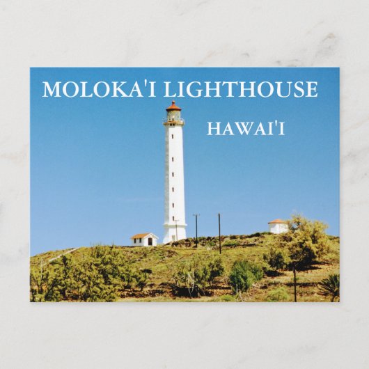 Moloka'i Lighthouse, Hawai'i Postcard Postkarte (Vorderseite)