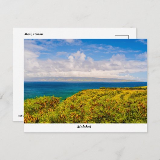Molokai Postcard Postkarte (Vorne/Hinten)