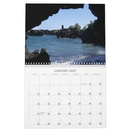 Molokai-Reflexionen Kalender (Jan 2027)