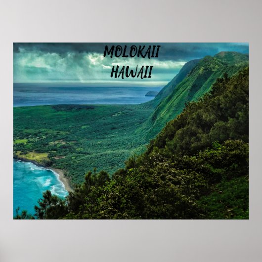 MOLOKAII HAWAII POSTER (Vorne)