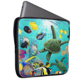 Molokini Bucht-hawaiische tropische Laptopschutzhülle (Vorne Rechts)