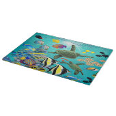 Molokini Bucht-hawaiische tropische Schneidebrett (Ecke)