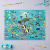 Molokini Bucht-hawaiische tropische Seidenpapier (Basteln)