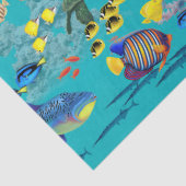 Molokini Bucht-hawaiische tropische Seidenpapier (Detail)