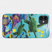 Molokini Cove Hawaiian Sea Turtle Tropical Fish Case-Mate iPhone Hülle (Rückseite (Horizontal))