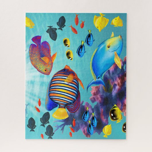 Molokini Cove Hawaiian Tropical Fish Puzzle (Vertikal)