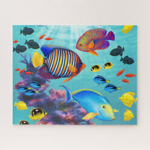 Molokini Cove Hawaiian Tropical Fish Puzzle