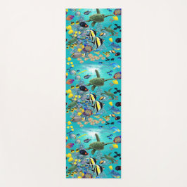 Molokini Cove Hawaiian Tropical Fish Sea Turtle Yogamatte