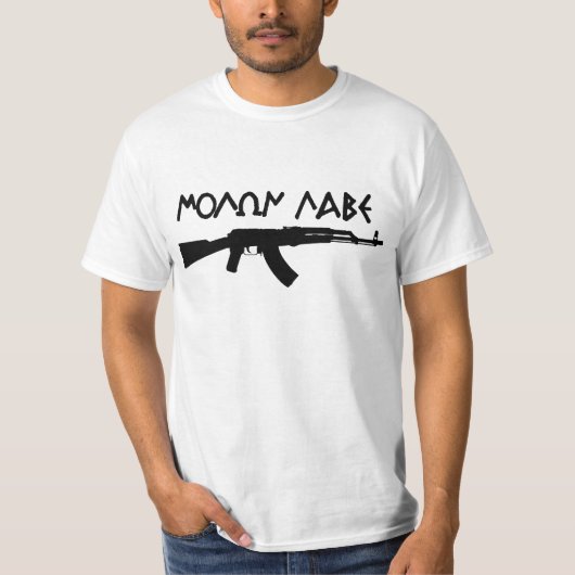 Molon Labe AK47 T-Shirt (Vorderseite)