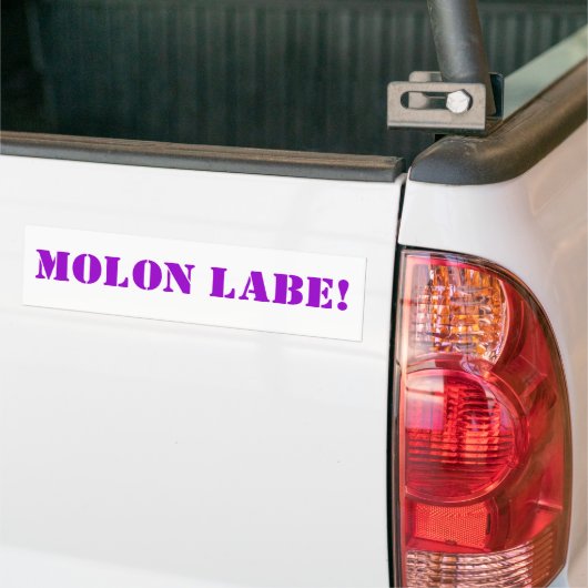 MOLON LABE! AUTOAUFKLEBER (Auf Lkw)
