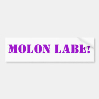 MOLON LABE! AUTOAUFKLEBER