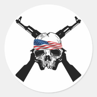 Molon Labe Baby Runder Aufkleber