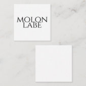 Molon Labe Begleitkarte (Vorne/Hinten)