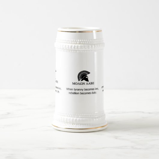 MOLON LABE BIERGLAS (Mittel)