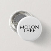 Molon Labe Button (Vorne & Hinten)