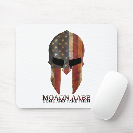 Molon Labe -, das gekommen wird und nehmen ihnen Mousepad (Mit Mouse)