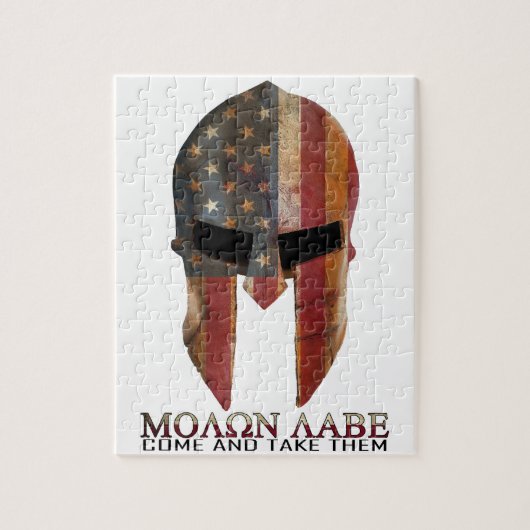 Molon Labe -, das gekommen wird und nehmen ihnen Puzzle (Vertikal)