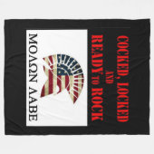 MOLON LABE FLEECE BLANKET (Vorderseite (Horizontal))