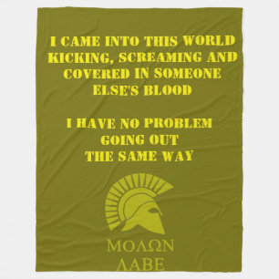 MOLON LABE FLEECEDECKE