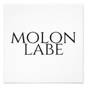 Molon Labe Fotodruck (Vorne)