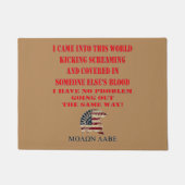 MOLON LABE FUßMATTE (Vorderseite)