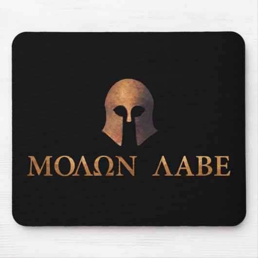 Molon Labe (gekommen und erhalten Sie es) Mousepad (Vorne)