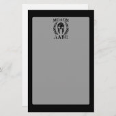 Molon Labe Grunge Spartan Armor Briefpapier (Vorne/Hinten)