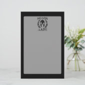 Molon Labe Grunge Spartan Armor Briefpapier (Stehend Vorderseite)