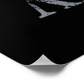 Molon Labe Grunge Spartan Mask Poster (Ecke)