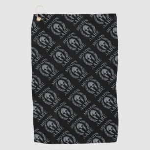 Molon Labe Grunge Spartan Warrior Helmet Golfhandtuch