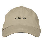 Molon Labe Hat Bestickte Baseballkappe (Vorderseite)