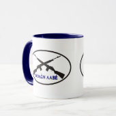 Molon Labe in den griechischen Buchstaben Tasse (Vorderseite Links)