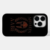 Molon Labe Iron Warrior Laurels Case-Mate iPhone Hülle (Rückseite (Horizontal))