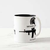 Molon Labe Kaffee-Tasse Zweifarbige Tasse (VorderseiteRechts)