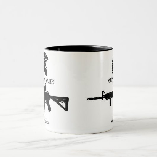 Molon Labe Kaffee-Tasse Zweifarbige Tasse (Mittel)