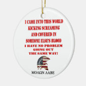 MOLON LABE KERAMIK ORNAMENT (Links)