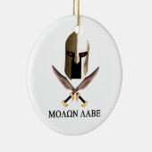 MOLON LABE KERAMIKORNAMENT (Rechts)