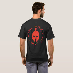 Molon Labe Komm und Nimm Spartaner Helm T-Shirt