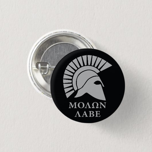 Molon Labe, kommen ihnen vers01 nehmen Button (Vorne & Hinten)