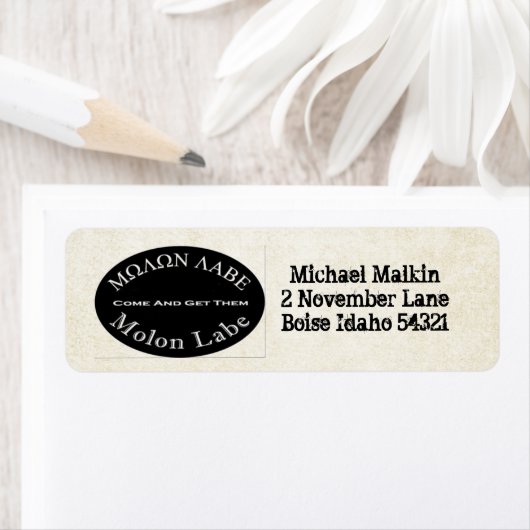 Molon Labe kommen und nehmen sie Zitat (Insitu)