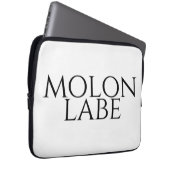 Molon Labe Laptopschutzhülle (Vorne Rechts)