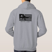 Molon Labe M4 FlaggeHoodie Hoodie (Rückseite)