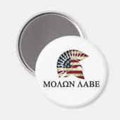 MOLON LABE MAGNET (Vorderseite/Rückseite)