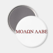 Molon Labe Magnet (Vorderseite/Rückseite)