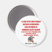 MOLON LABE MAGNET (Vorderseite/Rückseite)